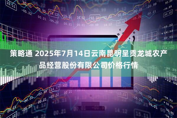 策略通 2025年7月14日云南昆明呈贡龙城农产品经营股份有限公司价格行情
